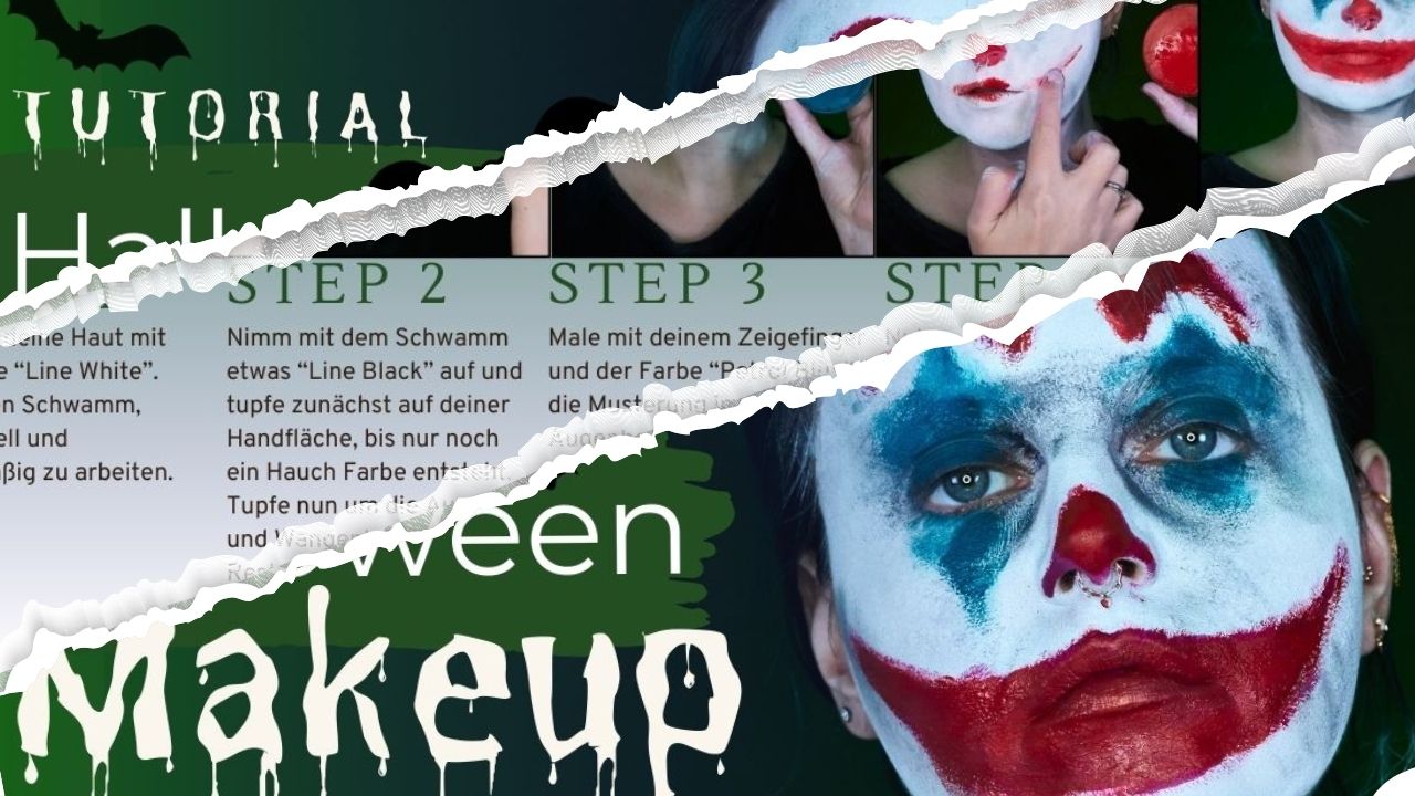 Joker - Halloween Facepaint Starter Set (45gr.)